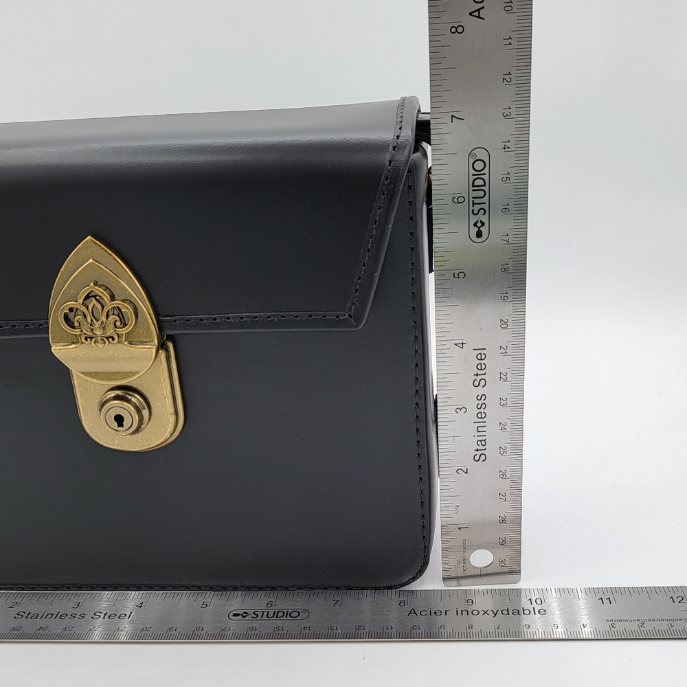 Beara Beara Bernadette Black Leather Handbag NEW #2935 - Picture 4 of 16